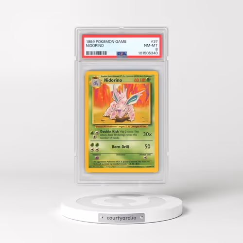 1999 Pokémon Game #37 Nidorino (PSA 8 NM-MT)