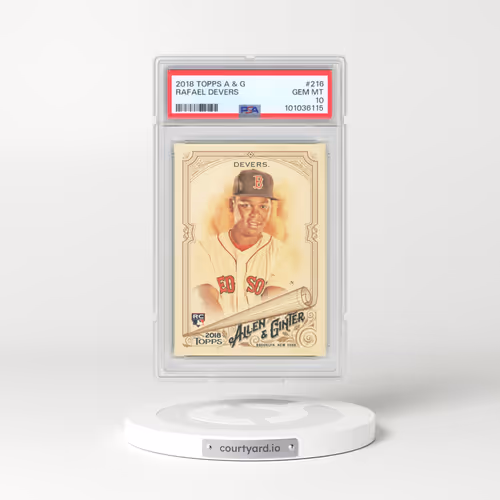 2018 Topps Allen & Ginter #216 Rafael Devers (PSA 10 GEM MINT)