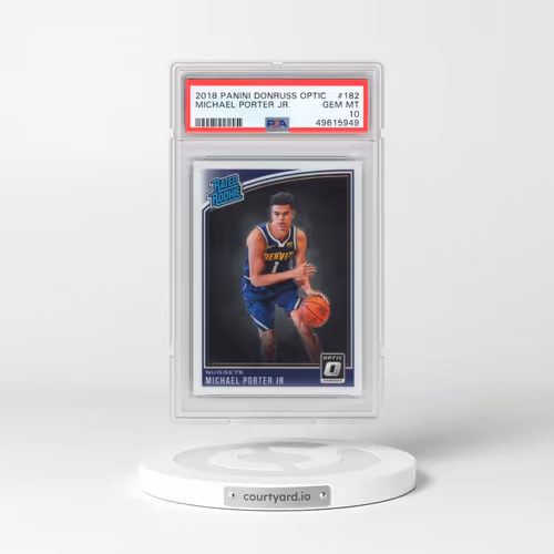 2018 Panini Donruss Optic #182 Michael Porter Jr. (PSA 10 GEM MINT)