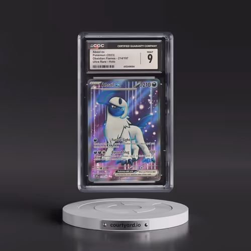 2023 Obsidian Flames - OBF EN #214/197 Absol ex - Ultra Rare Holo (CGC 9 MINT)