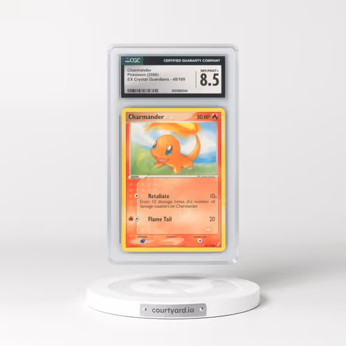 2006 EX Crystal Guardians #48/100 Charmander (CGC 8.5 NM-MT+)