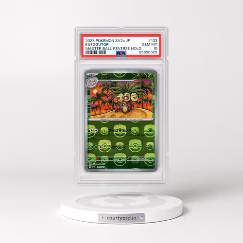 2023 Pokémon Sv2a-Pokemon 151 #103 Exeggutor - Reverse Holo Master Ball (PSA 10 GEM MINT)