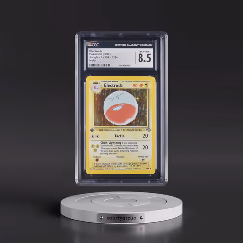 1999 Jungle #2/64 Electrode - 1st Edition Holo (CGC 8.5 NM-MT+)
