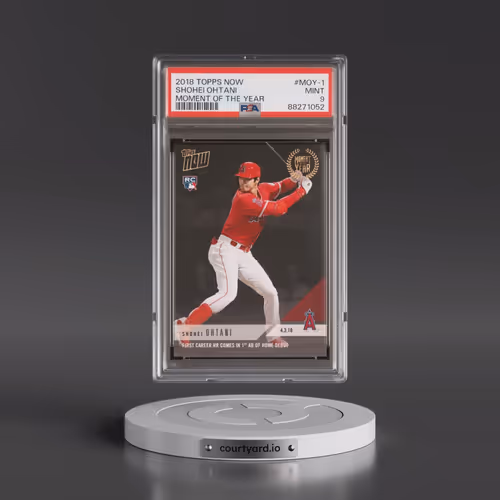 2018 Topps Now Moment of the Year #MOY-1 Shohei Ohtani (PSA 9 MINT)