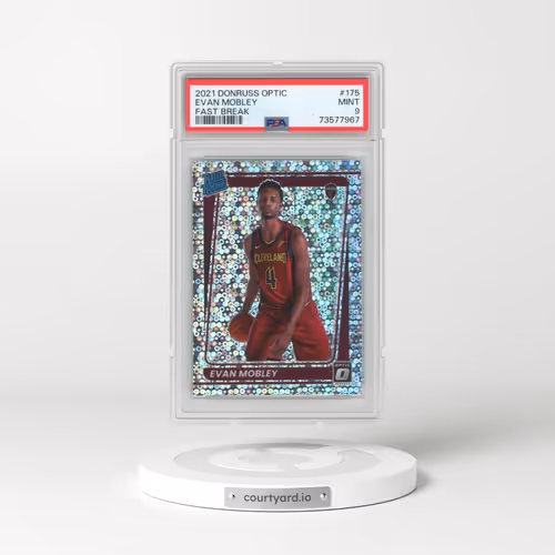 2021 Panini Donruss Optic #175 Evan Mobley - Fast Break (PSA 9 MINT)