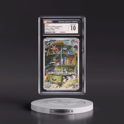 2024 Cyber Judge #075/071 Litten - Art Rare Holo (CGC 10 GEM MINT)