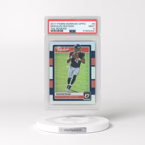 2017 Panini Donruss Optic the Rookies #8 Deshaun Watson (PSA 9 MINT)