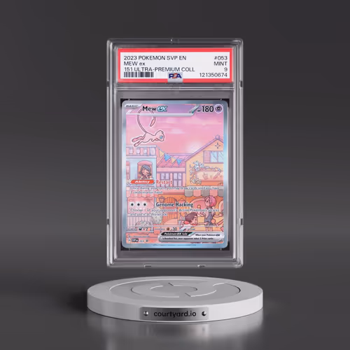 2023 Pokémon Svp EN-SV Black Star Promo #053 Mew EX - Holo 151 Ultra-Premium Collection (PSA 9 MINT)