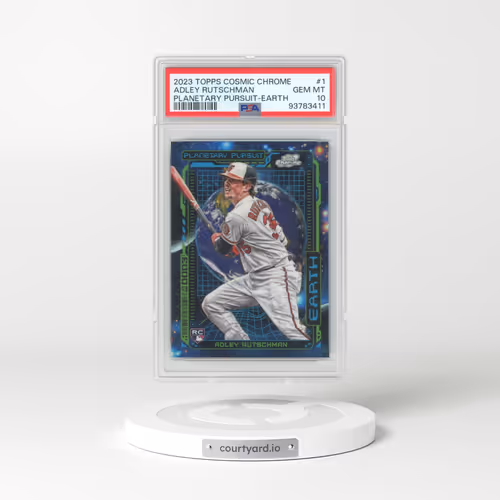2023 Topps Cosmic Chrome Planetary Pursuit #1 Adley Rutschman - Earth (PSA 10 GEM MINT)