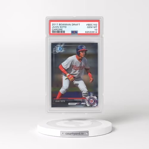 2017 Bowman Draft #BDC162 Juan Soto - Chrome (PSA 10 GEM MINT)