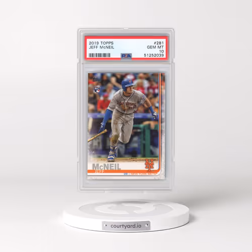 2019 Topps #281 Jeff McNeil (PSA 10 GEM MINT)