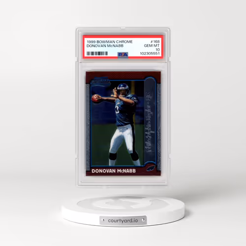 1999 Bowman Chrome #168 Donovan McNabb (PSA 10 GEM MINT)