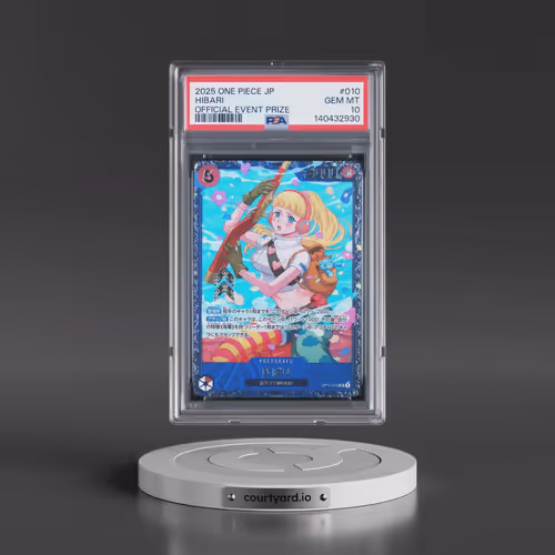 2025 One Piece Japanese Promos #010 Hibari - Official Event Prize (PSA 10 GEM MINT)