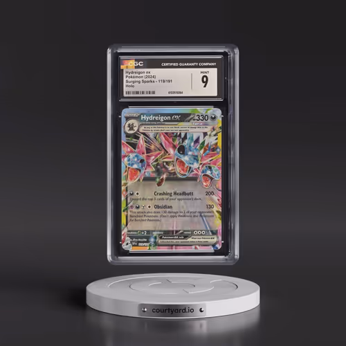 2024 Pokémon Ssp EN-Surging Sparks #119 Hydreigon EX - Holo (CGC 9 MINT)