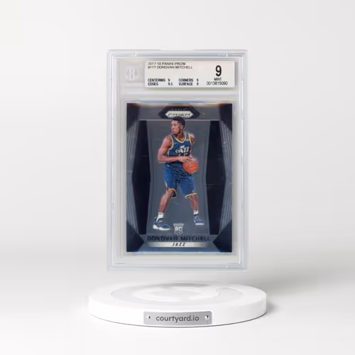 2017 Panini Prizm #117 Donovan Mitchell (BGS 9 MINT)
