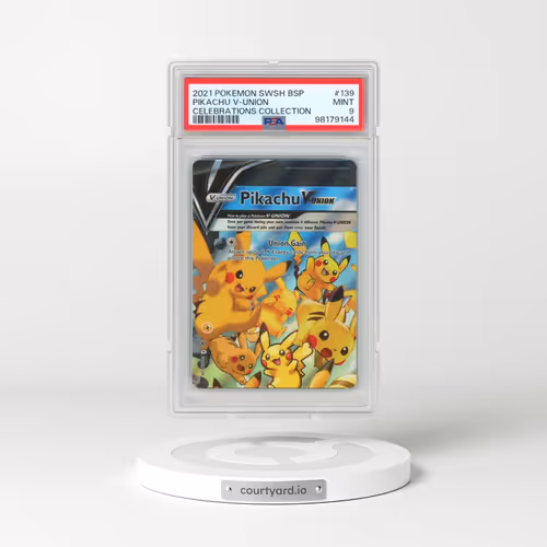 2021 Pokémon Swsh Black Star Promo #139 Pikachu V-Union - Celebrations Collection (PSA 9 MINT)