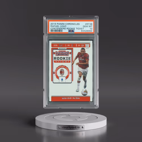 2019 Panini Chronicles Contenders Rookie Ticket #RT38 Rafael Leao (PSA 10 GEM MINT)