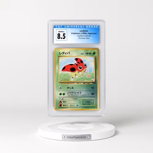 1999 Southern Islands Ledyba - Reverse Holo (CGC 8.5 NM-MT+)