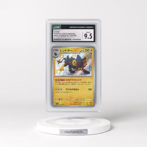 2023 Shiny Treasure ex #242/190 Luxray (CGC 9.5 MINT+)