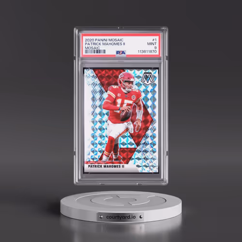 2020 Panini Mosaic #1 Patrick Mahomes II - Mosaic (PSA 9 MINT)