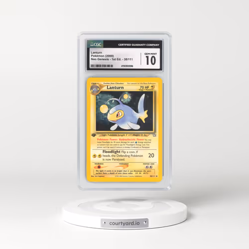 2000 Neo Genesis #38 Lanturn - 1st Edition (CGC 10 GEM MINT)