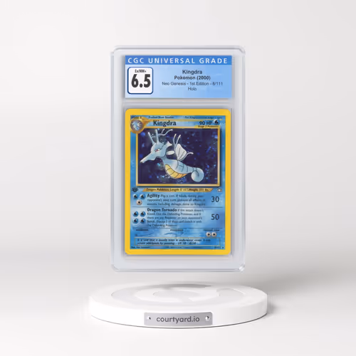 2000 Neo Genesis #8/111 Kingdra - 1st Edition Holo (CGC 6.5 EX-NM+)