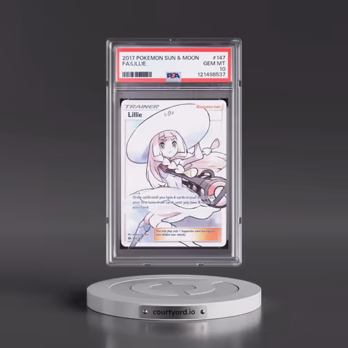 2017 Pokémon Sun & Moon #147 Lillie - Full Art (PSA 10 GEM MINT)