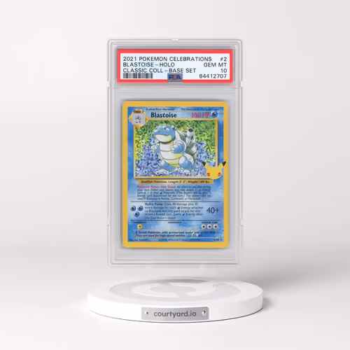 2021 Pokémon Celebrations Classic Collection #2 Blastoise - Holo (PSA 10 GEM MINT)
