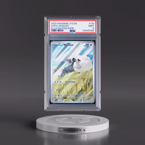 2025 Pokémon Jtg EN-Journey Together #170 Hop's Wooloo - Illustration Rare (PSA 9 MINT)