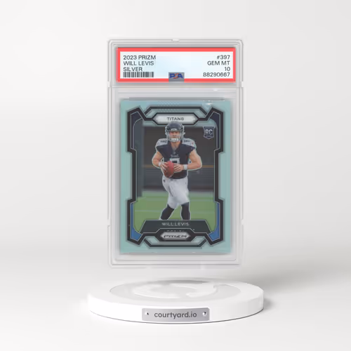 2023 Panini Prizm #397 Will Levis - Silver Prizm (PSA 10 GEM MINT)