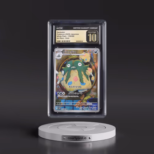 2025 White Flare - sv11W #139/086 Garbodor - Art Rare Holo (CGC 10 PRISTINE)