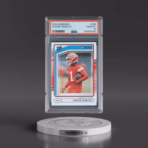 2024 Panini Donruss #398 Xavier Worthy (PSA 10 GEM MINT)