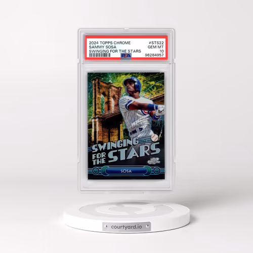 2024 Topps Chrome Swinging for the Stars #STS22 Sammy Sosa (PSA 10 GEM MINT)