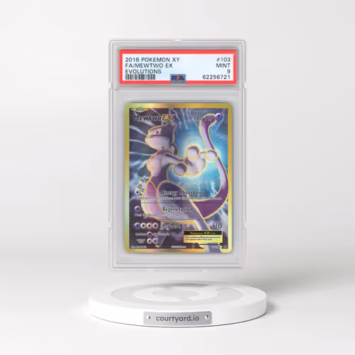 2016 Pokémon XY Evolutions #103 Mewtwo EX - Holo Full Art (PSA 9 MINT)