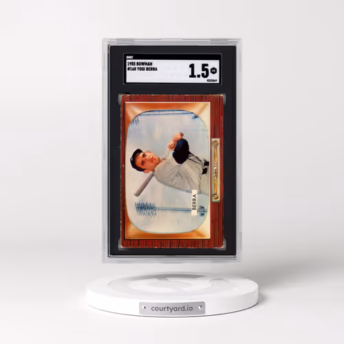 1955 Bowman #168 Yogi Berra (SGC 1.5 FR)