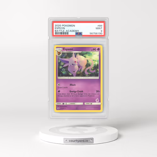 2020 Battle Academy #89 Espeon (PSA 9 MINT)