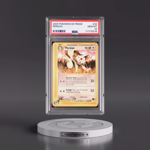 2003 Pokémon Skyridge #42 Persian (PSA 10 GEM MINT)