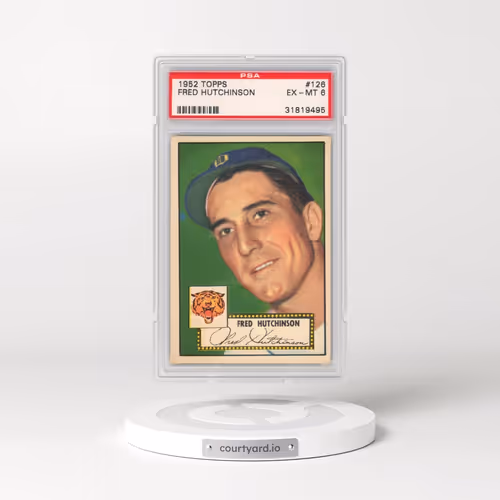 1952 Topps #126 Fred Hutchinson (PSA 6 EX-MT)