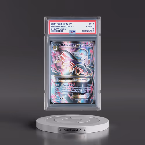 2016 Pokémon XY Steam Siege #112 M Gardevoir EX - Holo Full Art (PSA 10 GEM MINT)