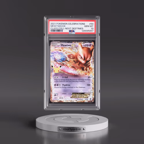 2021 Pokémon Celebrations Classic Collection #54 Mewtwo EX - Holo (PSA 10 GEM MINT)
