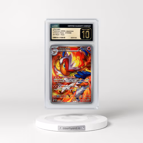 2024 Crimson Haze #070/066 Infernape - Art Rare (CGC 10 PRISTINE)