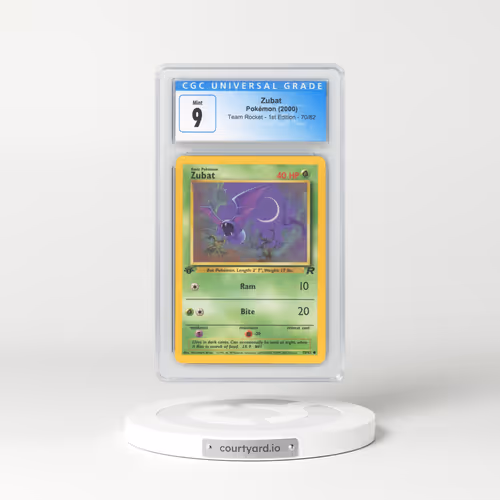 2000 Team Rocket #70 Zubat - 1st Edition (CGC 9 MINT)