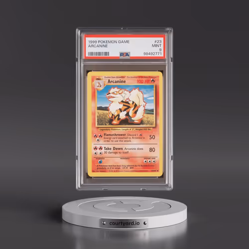 1999 Pokémon Game #23 Arcanine (PSA 9 MINT)