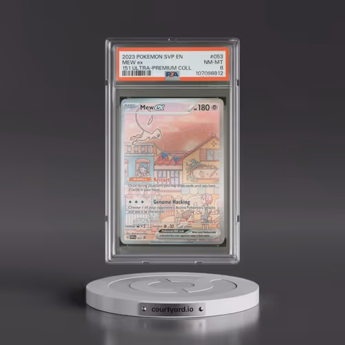 2023 Pokémon Svp EN-SV Black Star Promo #053 Mew EX - Holo 151 Ultra-Premium Collection (PSA 8 NM-MT