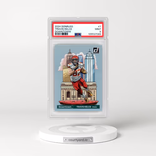 2024 Panini Donruss Downtown! #7 Travis Kelce (PSA 9 MINT)