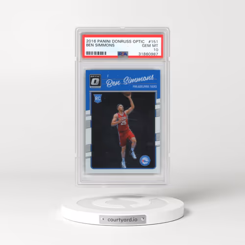 2016 Panini Donruss Optic #151 Ben Simmons (PSA 10 GEM MINT)