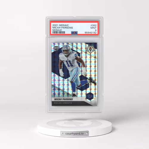 2021 Panini Mosaic #362 Micah Parsons - Mosaic (PSA 9 MINT)