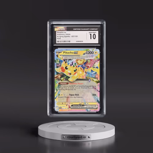 2024 Surging Sparks - SSP EN #057/191 Pikachu ex - Holo (CGC 10 GEM MINT)