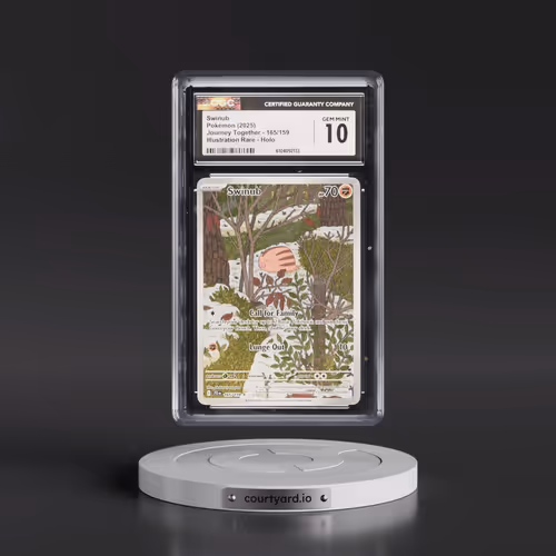 2025 Journey Together - JTG EN #165/159 Swinub - Illustration Rare Holo (CGC 10 GEM MINT)