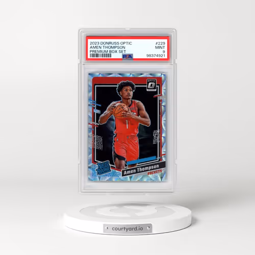 2023 Panini Donruss Optic #229 Amen Thompson - Premium Box Set (PSA 9 MINT)